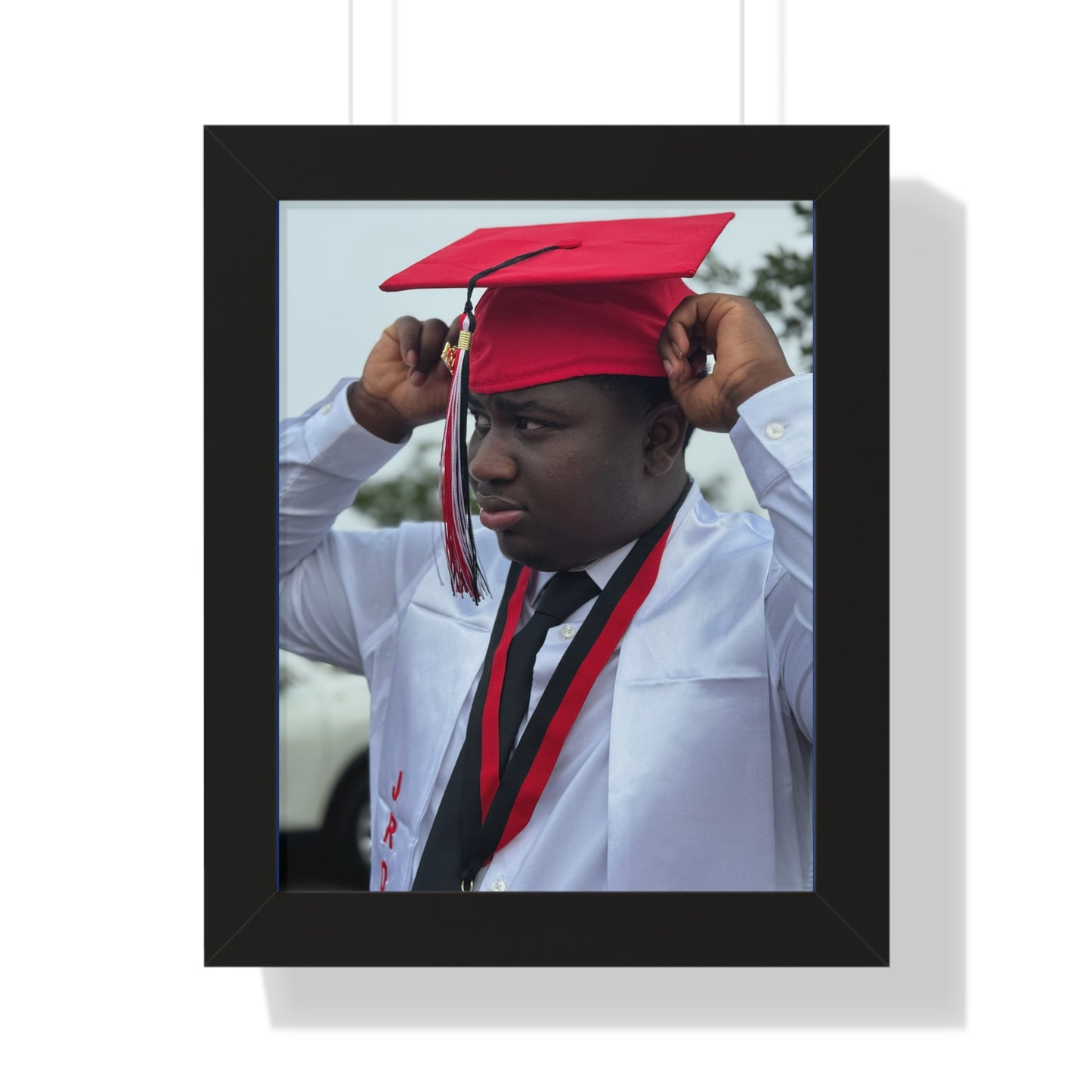 Graduation Celebration Vertical Poster - Framed Inspirational Wall Art